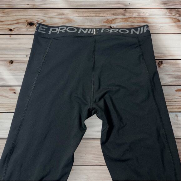 New Nike Pro Dri FIT Compression Pants Black Athletic Boys Extra Large - Picture 8 of 11